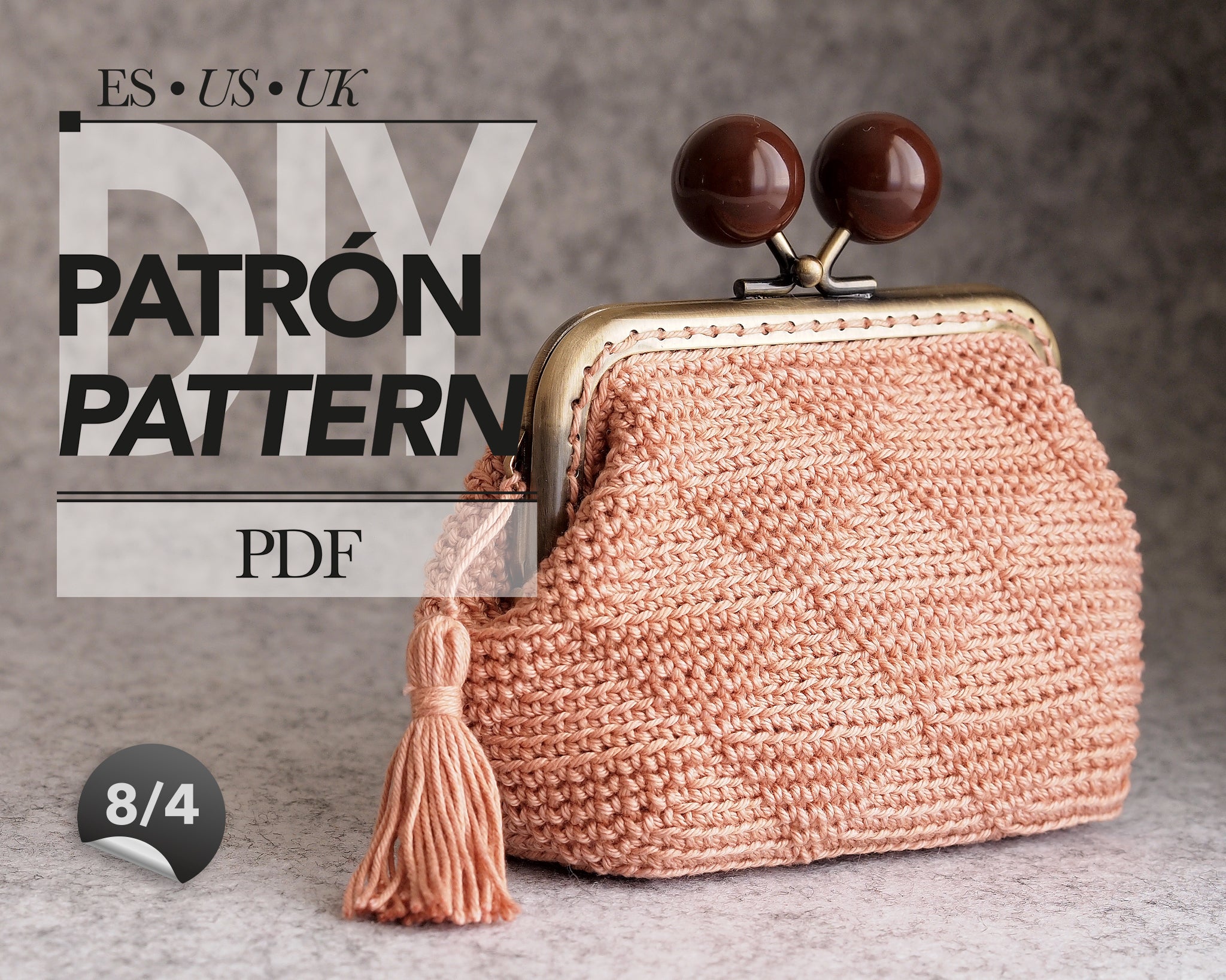 Ravelry: Watermelon kiss lock coin purse pattern by Ester Basimaker