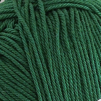 Mercerized cotton ball 8/4 Basimaker. Color BOTTLE GREEN