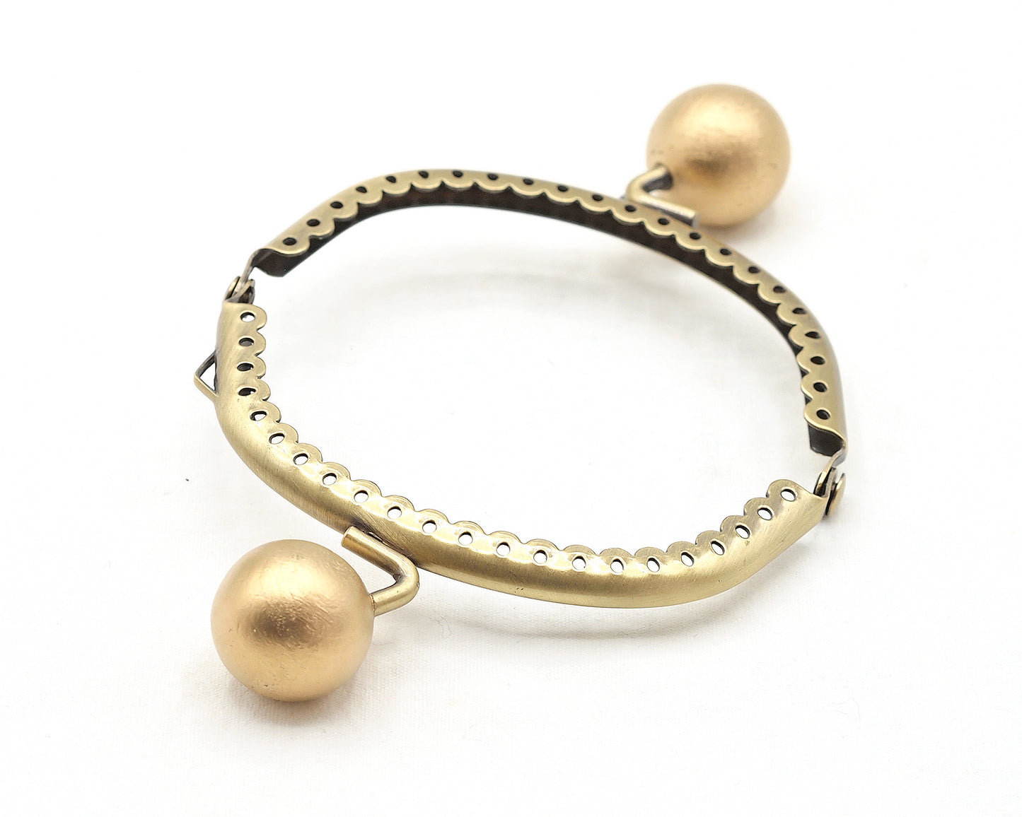 Cierre de boquilla dorada para monedero