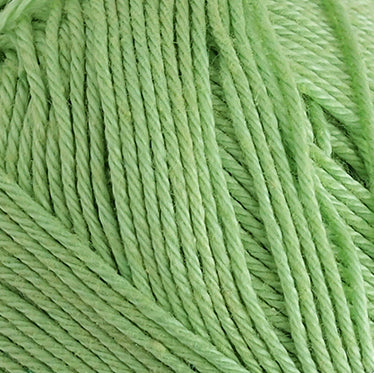 Mercerized cotton ball 8/4 Basimaker. Color FRESH GREEN